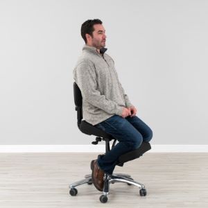 Jobri Jazzy Ergonomic Kneeling Chair Black, Chairs & Tables Used In Home, Office, Or Clinics